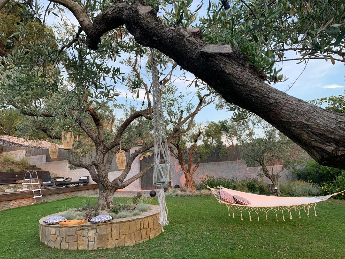 Sea View Villa In Olive Garden Nea Kallikrateia Екстериор снимка