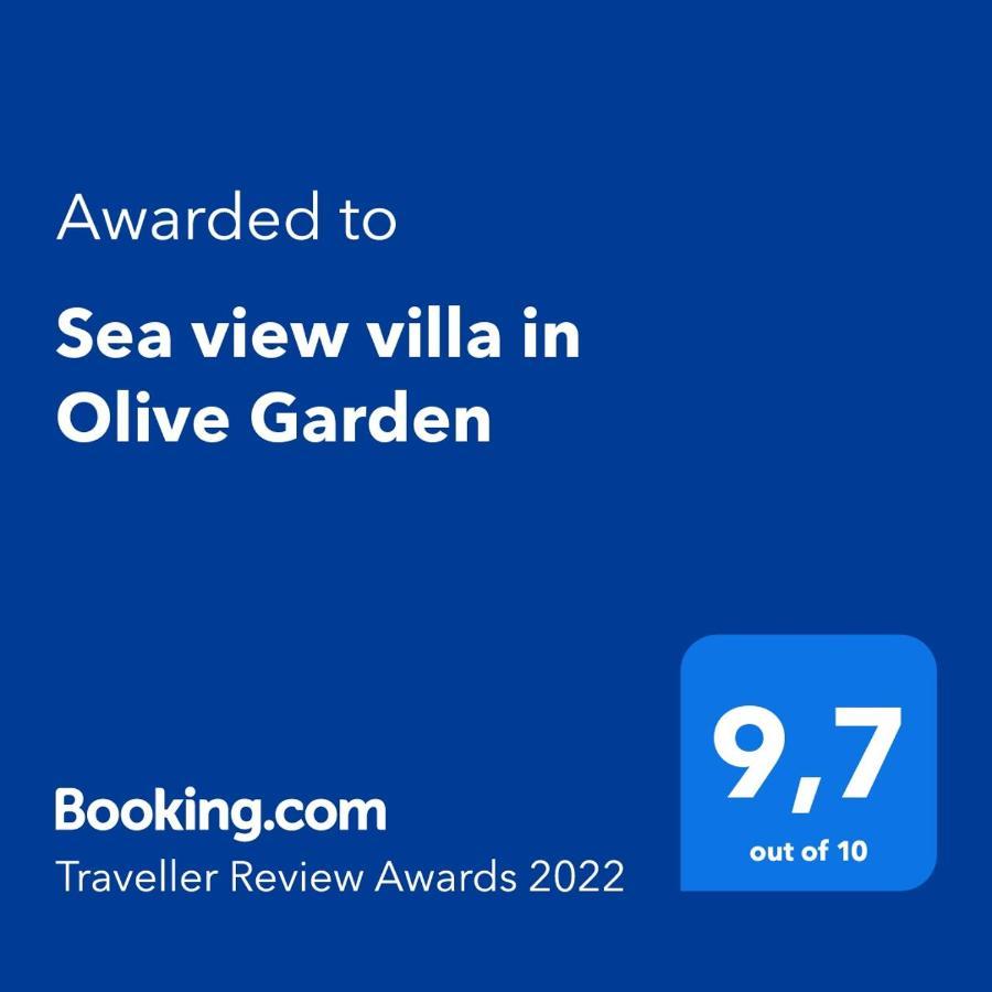 Sea View Villa In Olive Garden Nea Kallikrateia Екстериор снимка