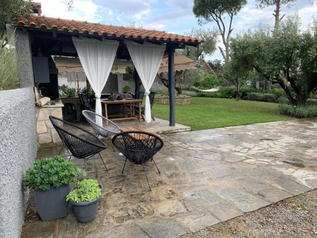 Sea View Villa In Olive Garden Nea Kallikrateia Екстериор снимка