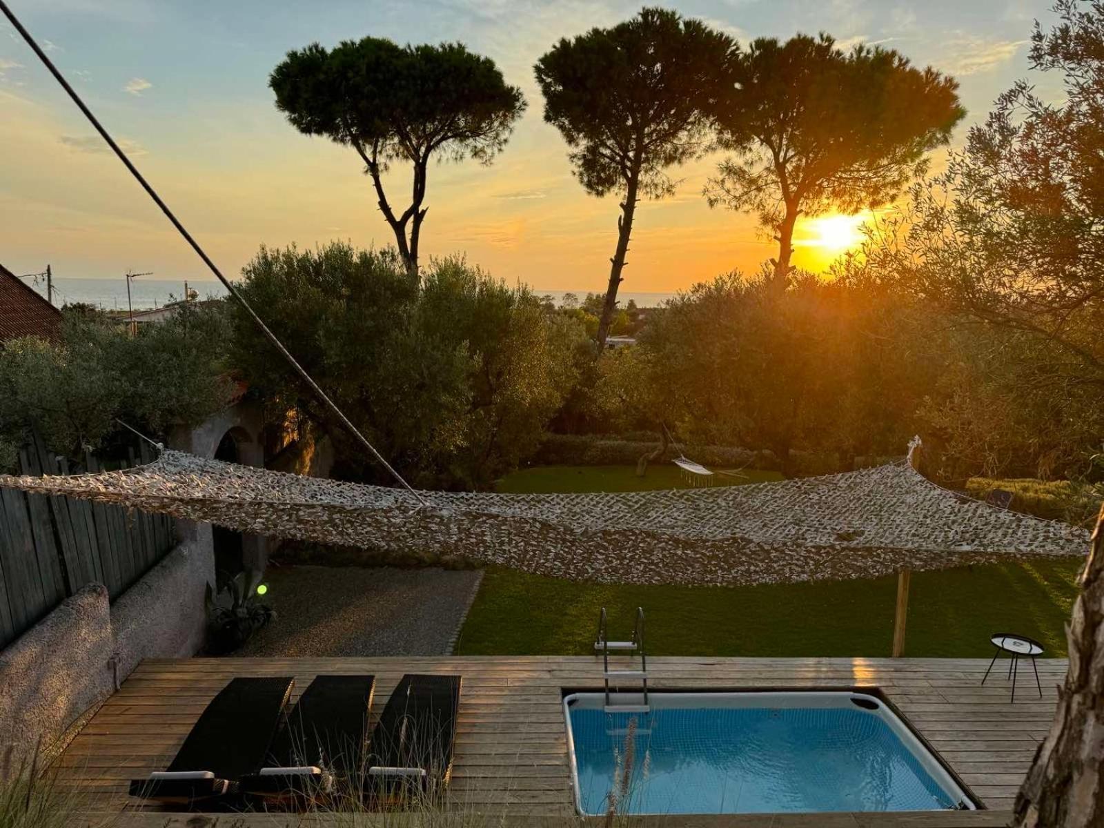 Sea View Villa In Olive Garden Nea Kallikrateia Екстериор снимка